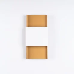 Plafonnier en acier 2 lampes 20x7x40cm Sollux