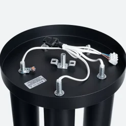 Plafonnier en acier 5 lampes 25x25x33cm Sollux