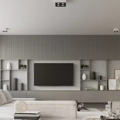 Plafonnier en acier 3 lampes 34x14x11cm Sollux