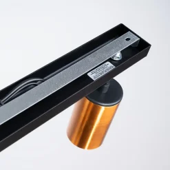 Plafonnier en acier 2 lampes 30x6x18.5cm Sollux