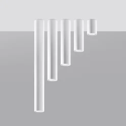 Plafonnier en acier 1 lampes 6x6x40cm Sollux