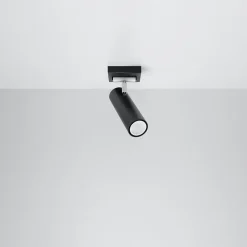 Plafonnier en acier 1 lampes 8x8x20cm Sollux