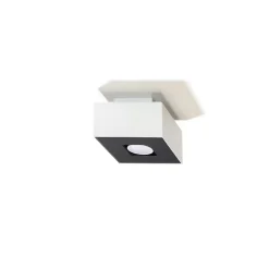 Plafonnier en acier 1 lampes 14x14x11cm Sollux