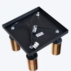 Plafonnier en acier 4 lampes 25x25x19cm Sollux