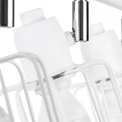 Plafonnier en acier 3 lampes 48x17x19cm Sollux