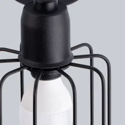 Plafonnier en acier 2 lampes 27x17x19cm Sollux