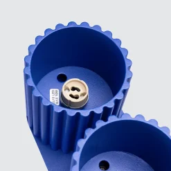 Plafonnier en aluminium 2 lampes 21x10x12cm Sollux