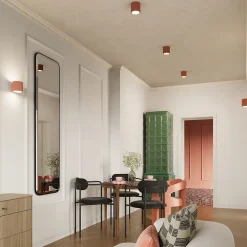 Plafonnier en aluminium 1 lampes 10x10x10cm Sollux