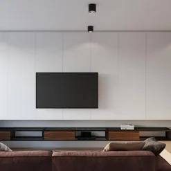 Plafonnier en aluminium 1 lampes 12x12x11cm Sollux