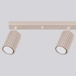 Plafonnier en aluminium 4 lampes 81x6.5x16.5cm Sollux