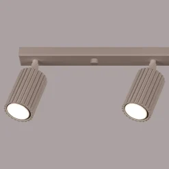 Plafonnier en aluminium 4 lampes 81x6.5x16.5cm Sollux