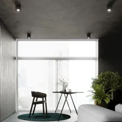 Plafonnier en aluminium 1 lampes 12x12x11cm Sollux