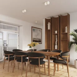 Plafonnier en aluminium 2 lampes 21x10x12cm Sollux