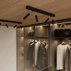 Plafonnier en aluminium 2 lampes 25x3x20cm Sollux