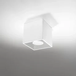 Plafonnier en aluminium 1 lampes 10x10x10cm Sollux