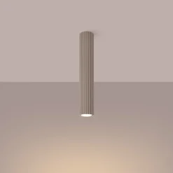 Plafonnier en aluminium 1 lampes 6.5x6.5x40cm Sollux