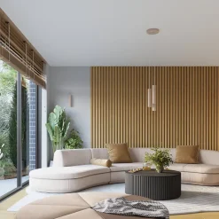 Plafonnier en aluminium 1 lampes 6.5x6.5x40cm Sollux