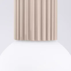 Plafonnier en aluminium/verre 1 lampes 12x12x21cm Sollux