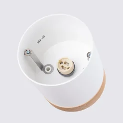 Plafonnier en bois/aluminium 1 ampoule 4000K - 12x12x14cm Sollux