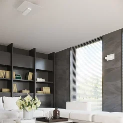 Plafonnier en bois/verre 2 lampes 40x14x47.5cm Sollux