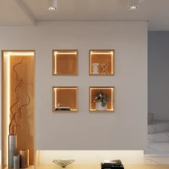 Plafonnier en céramique 1 ampoule 4000K - 14x14x14cm Sollux