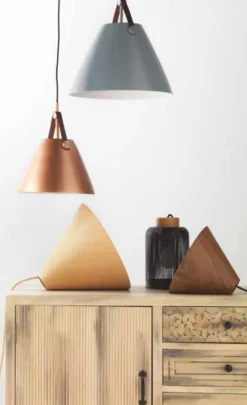 Plafonnier en métal couleur argent