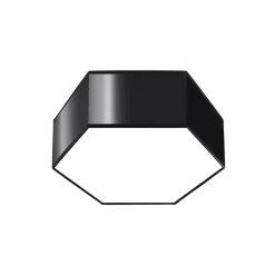 Plafonnier en PVC 2 ampoules 4000K - 30.5x26.5x11.5cm Sollux