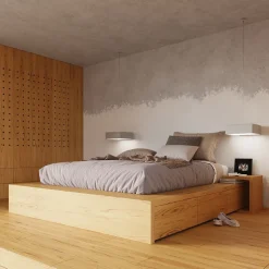 Plafonnier en PVC 1 ampoule 4000K - 25x25x11cm Sollux