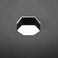 Plafonnier en PVC 2 lampes 30.5x26.5x11.5cm Sollux