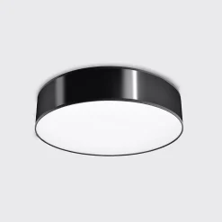 Plafonnier en PVC 4 lampes 55x55x11cm Sollux