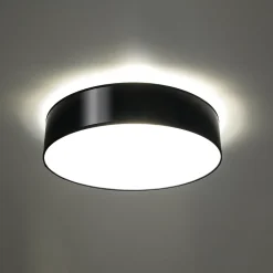 Plafonnier en PVC 4 lampes 55x55x11cm Sollux