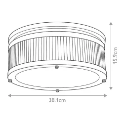 Plafonnier encastré Paulson 3 lumières