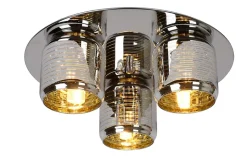 Plafonnier ERYN en métal avec 3xG9 - Chrome - Lucide