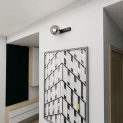 Plafonnier FIT 1 BLACK/GRAFIT, Emibig Lighting, Fabriqué en EU