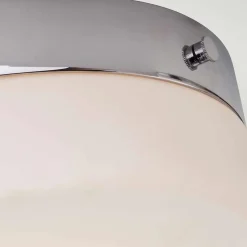 Plafonnier grande taille Tamar 1 lumière - Chrome poli