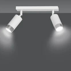 Plafonnier HIRO 2 WH/CHROME, Emibig Lighting, Fabriqué en EU
