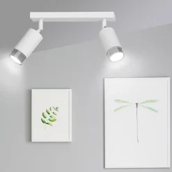 Plafonnier HIRO 2 WH/CHROME, Emibig Lighting, Fabriqué en EU