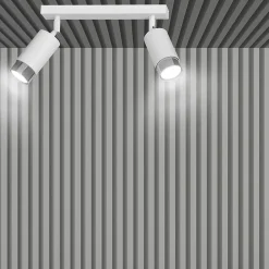 Plafonnier HIRO 2 WH/CHROME, Emibig Lighting, Fabriqué en EU