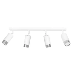 Plafonnier HIRO 4 WH/CHROME, Emibig Lighting, Fabriqué en EU