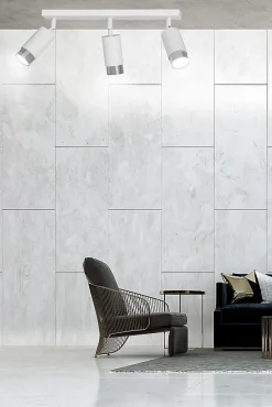 Plafonnier HIRO 3 WH/CHROME, Emibig Lighting, Fabriqué en EU