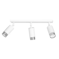 Plafonnier HIRO 3 WH/CHROME, Emibig Lighting, Fabriqué en EU