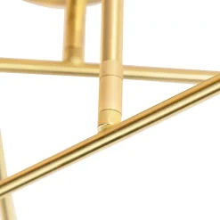 Plafonnier industriel laiton 6 lumières - Sydney