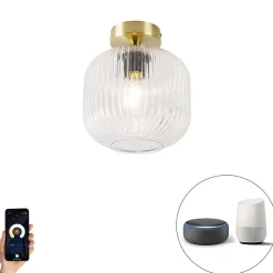 Plafonnier intelligent en laiton avec Wifi A60 - Karel