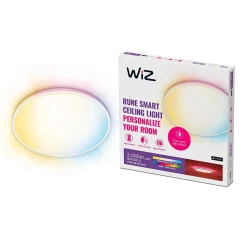 Plafonnier intelligent LED intégrée blanc froid à chaud + RGB Rune Wiz 2100lm 21W