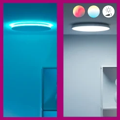 Plafonnier intelligent LED intégrée blanc froid à chaud + RGB Rune Wiz 2100lm 21W