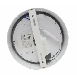 Plafonnier LED - SILUMEN - Rond - Blanc - 12W - Design Contemporain