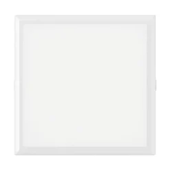 Plafonnier LED blanc encastrable ou saillie 20W 3-en-1 carré