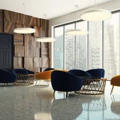 Plafonnier LED Blanc 54W 60cm - Blanc Neutre 4000K - 5500K - SILAMP