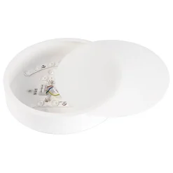 Plafonnier LED Blanc 18W 25cm - Blanc Chaud 2300K - 3500K - SILAMP