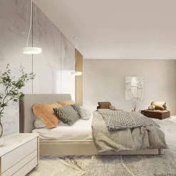 Plafonnier LED Blanc 18W 25cm - Blanc Chaud 2300K - 3500K - SILAMP